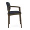 Lesro Lenox Steel Hip Chair Metal Frame, Bronze, RS Night Sky Upholstery LS1161 - alternate 2